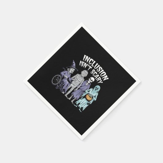 Serviette En Papier L'inclusion drôle n'est pas effrayant enseignant H (Coin)