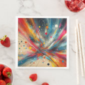 Serviette En Papier lineas (En situation)