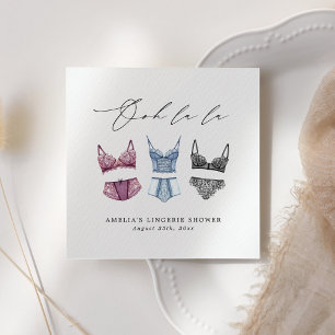 Serviette En Papier Linge de lingerie de mariage French Lace