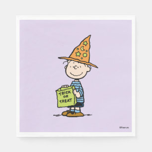 Serviette En Papier Linus des Peanuts en sorcier pour la tournée des f