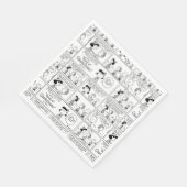 Serviette En Papier Linus raconte Lucy Elle est Crabby (Coin)