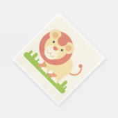 Serviette En Papier Lion (Coin)