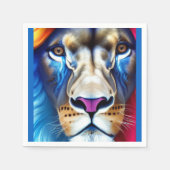 Serviette En Papier Lion (Devant)