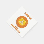 Serviette En Papier Lion (Coin)