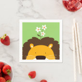 Serviette En Papier Lion (En situation)