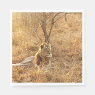 Serviette En Papier Lion