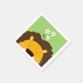 Serviette En Papier Lion (Coin)