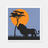 Serviette En Papier Lion (Devant)