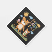 Serviette En Papier Lion Best Daddy Jamais (Coin)