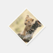 Serviette En Papier Lion Cub (Coin)