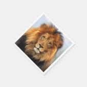Serviette En Papier Lion d'Afrique 1 (Coin)