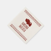 Serviette En Papier Lion de Hakuna Matata (Coin)