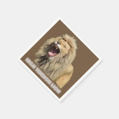 Serviette En Papier Lion haute tension (Coin)