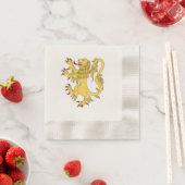 Serviette En Papier Lion Rampant (En situation)