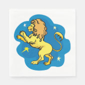 Serviette En Papier Lion Zodiac (Devant)
