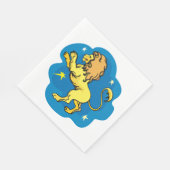 Serviette En Papier Lion Zodiac (Coin)