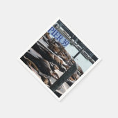 Serviette En Papier Lions de mer de Pier 39 (Coin)