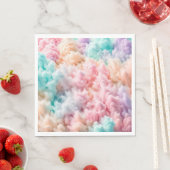 Serviette En Papier Liquide de bonbons en coton (En situation)