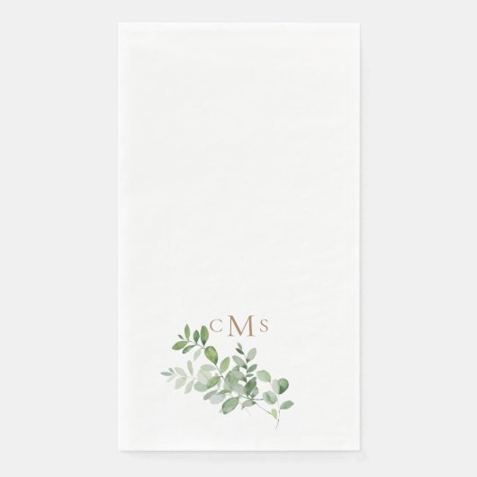 Serviette En Papier Liquide simple or Monogramme (Devant)