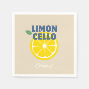 Serviette En Papier Liquor Limoncello Beige Loisirs faits maison