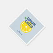 Serviette En Papier Liquor Limoncello fait maison (Coin)