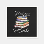 Serviette En Papier Lire plus Livres divers I Love Livres (Devant)