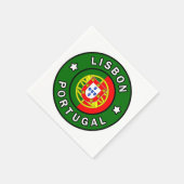 Serviette En Papier Lisbonne Portugal (Coin)