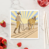 Serviette En Papier Lissage d'un champ (En situation)