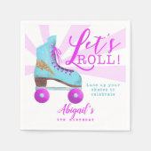 Serviette En Papier Lit Roll | Patinage à roulettes fête d'anniversair (Devant)