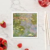 Serviette En Papier LITERIES D'EAU par Claude Monet (En situation)