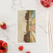 Serviette En Papier Lits à fleurs en Hollande par Vincent Van Gogh (En situation)