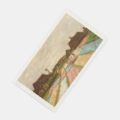 Serviette En Papier Lits à fleurs en Hollande par Vincent Van Gogh (Coin)