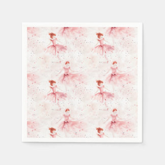 Serviette En Papier Little Ballerina #8 - Read Head Girl