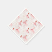 Serviette En Papier Little Ballerina #8 - Read Head Girl (Coin)