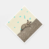 Serviette En Papier Little Bear Cub Escalade Tree Party (Coin)