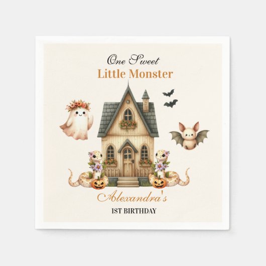 Serviette En Papier Little Boho Anniversaire Bash (Devant)