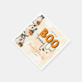 Serviette En Papier Little Boo Halloween 1er anniversaire (Coin)