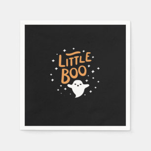 Serviette En Papier Little Boo, Happy Halloween Vintage Classic