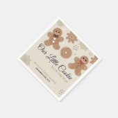 Serviette En Papier Little Cookie Christmas Baby shower Papier Napkin (Coin)
