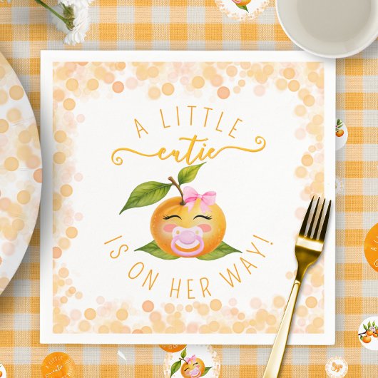 Serviette En Papier Little Cutie Baby Shower 