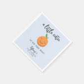 Serviette En Papier Little Cutie Boy Baby shower Clementine (Coin)