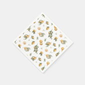 Serviette En Papier Little Cutie Orange (Coin)