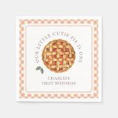 Serviette En Papier Little Cutie Pie Automne 1er Anniversaire (Devant)
