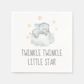 Serviette En Papier Little Elephant Boy Twinkle Twinkle Little Star (Devant)