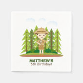 Serviette En Papier Little Explorer (Devant)