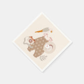 Serviette En Papier Little Explorer Adventure Attend Boho Cocktail (Coin)