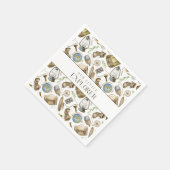 Serviette En Papier Little Explorer Neutral Custom Party (Coin)