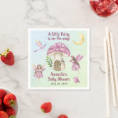 Serviette En Papier Little Fairy Whimsical Baby Shower (En situation)
