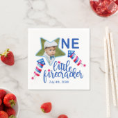 Serviette En Papier Little Firecracker 1er Anniversaire serviettes (En situation)