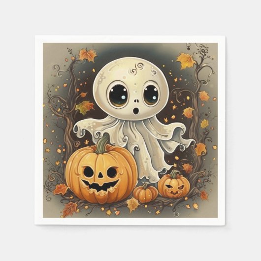 Serviette En Papier Little Ghost 2 (Devant)